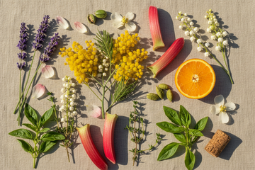 Loewe Parfum 2026 – Lavendel, Mimose, Maiglöckchen, Cistus, Rhabarber und Kardamom als Sinnbild für den Botanischen Regenbogen der Loewe Kollektion: spanische Natur als olfaktorische Kunst