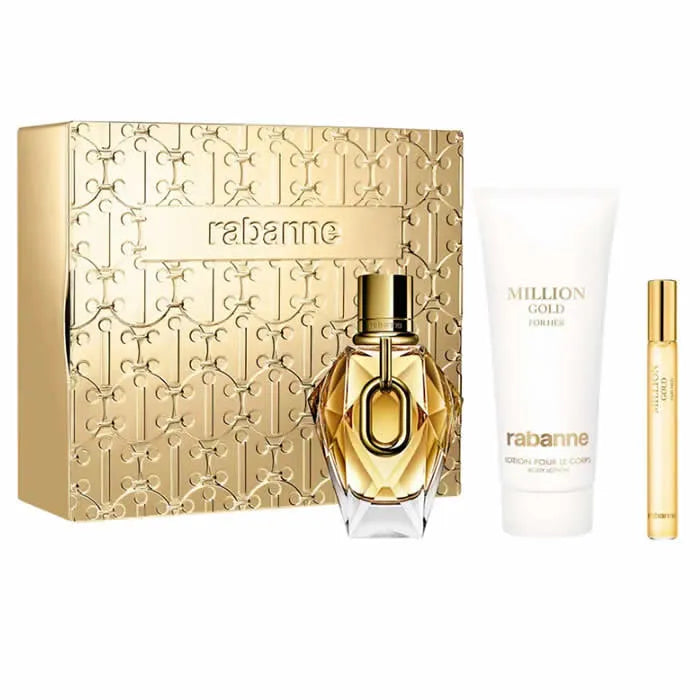 Paco Rabanne Rabanne Million Gold for Her Eau Damen-Geschenkset 90 ml - PACO RABANNE
