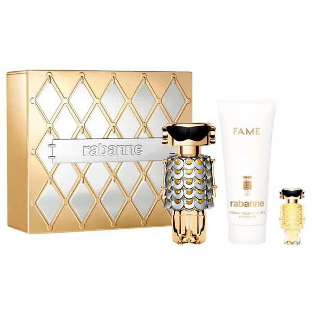Paco Rabanne Rabanne Fame Eau de Damen-Geschenkset 80 ml (3-Teilig) - PACO RABANNE