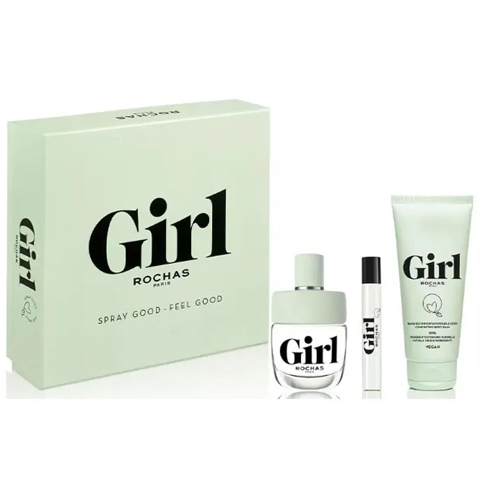 Rochas Girl Eau de Toilette Unisex-Geschenkset (3-Teilig) - 100 ml - ROCHAS