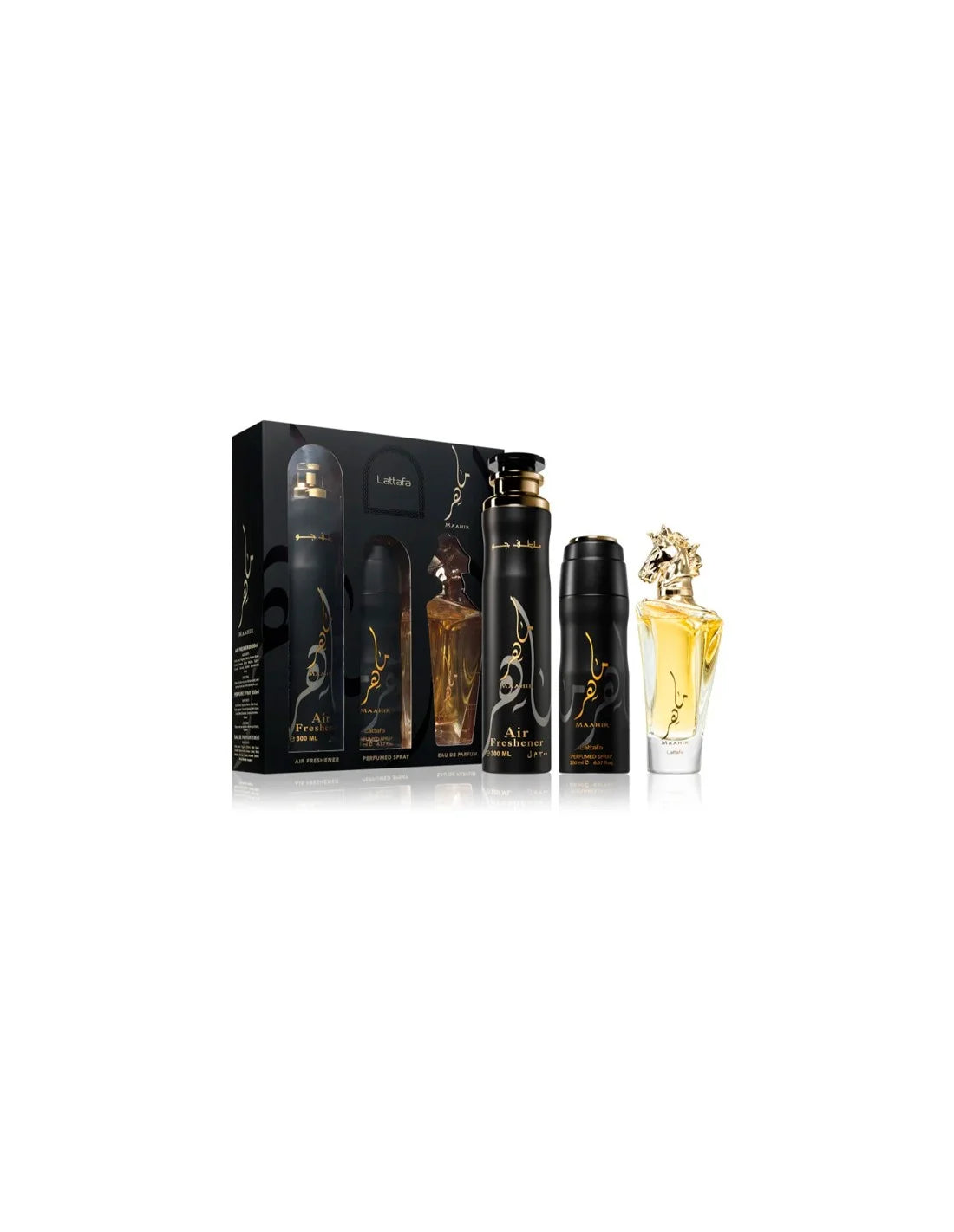 Lattafa Maahir EdP 100 Desodorante 200 Room EdP Unisex-Geschenkset 300 ml - LATTAFA
