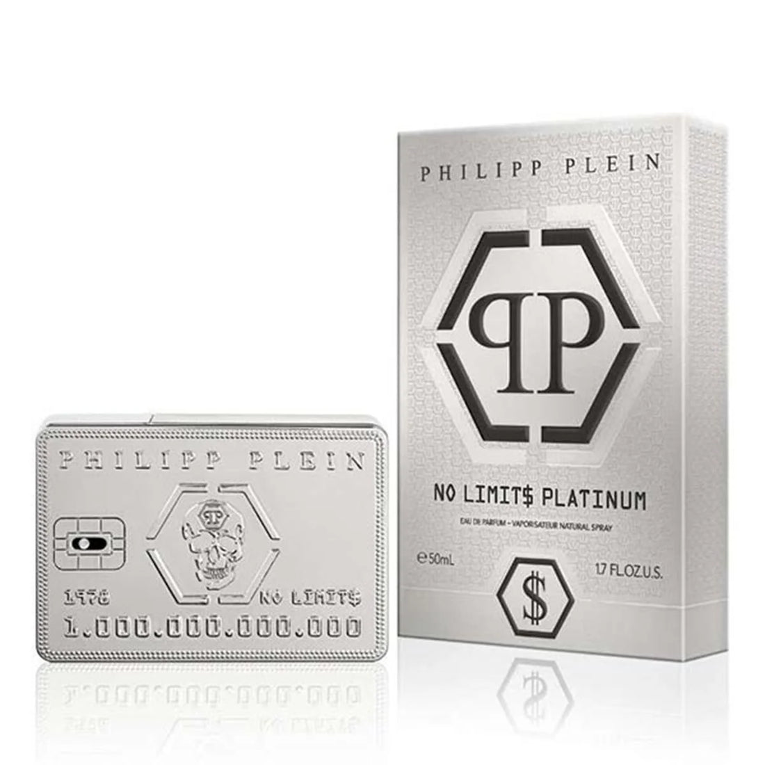 Philipp Plein No Limits Platinum Eau de Parfum Herrenparfum 50 ml - PHILIPP PLEIN