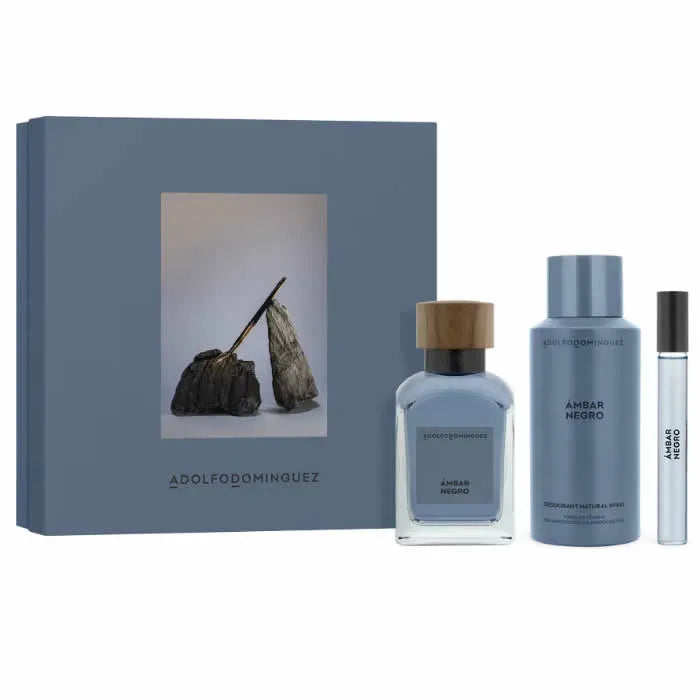 Adolfo Dominguez Ambar Negro Eau de Parfum Damen-Geschenkset 120 ml - ADOLFO DOMINGUEZ