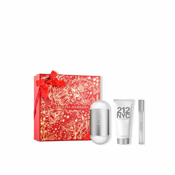 Carolina Herrera 212 Nyc EdT Damen-Geschenkset 100 ml (3-Teilig) - CAROLINA HERRERA