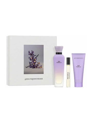Adolfo Dominguez Iris Vainilla EdP Herren-Geschenkset 120 ml (3-Teilig)