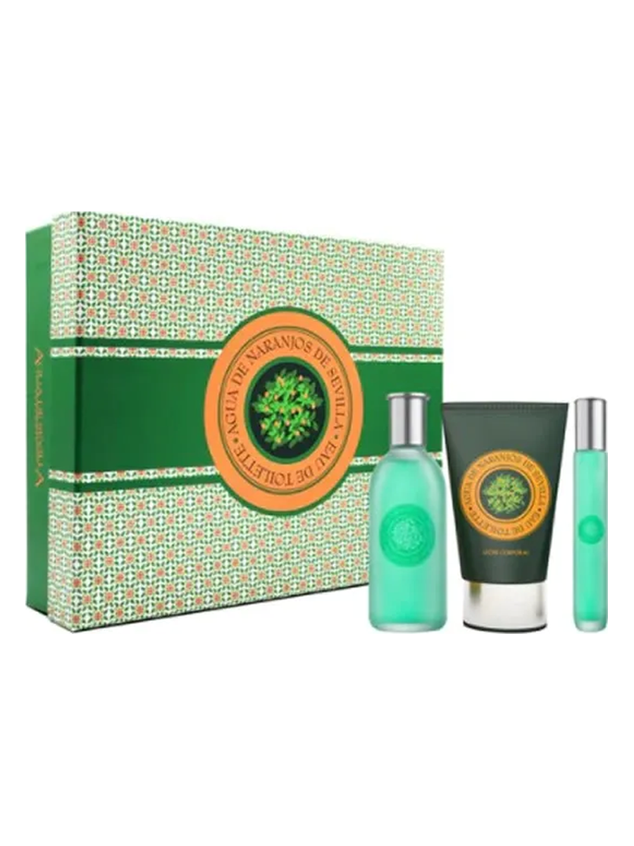 Aire de Sevilla Agua de Naranjos EdT Unisex-Geschenkset 125 ml (3-Teilig) - AIRE DE SEVILLA