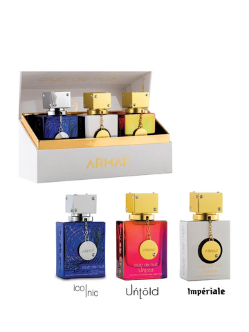 Armaf Club de Nuit Trio EdP 3x30 ml Unisex Parfum - 90 Ml(3x30 Ml) - ARMAF