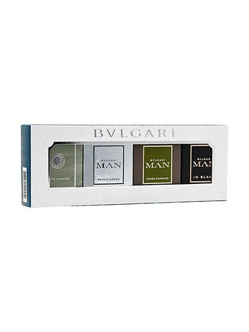Bvlgari Man Aqua EdT Aqua Marine Wood Essence EdP Glacial Essence 5mlmini EdT Herren-Geschenkset 5 ml
