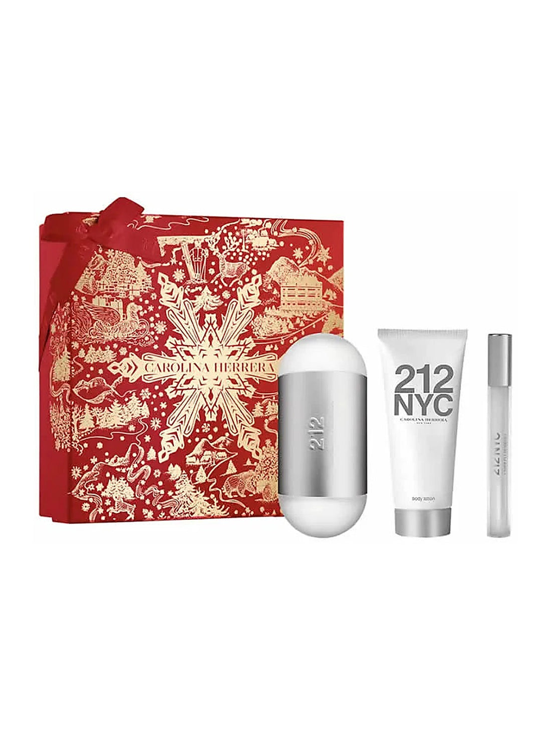 Carolina Herrera 212 Nyc EdT Damen-Geschenkset 100 ml (3-Teilig)