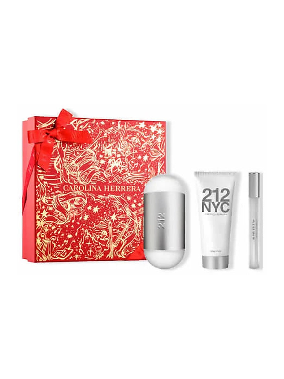Carolina Herrera 212 Nyc EdT Damen-Geschenkset 100 ml (3-Teilig)