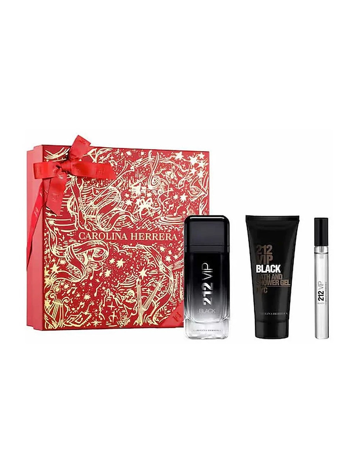 Carolina Herrera 212 VIP Black Herren-Geschenkset 100 ml