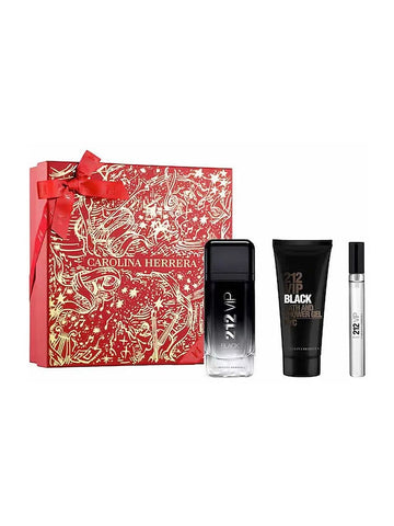 Carolina Herrera 212 VIP Black Herren-Geschenkset 100 ml
