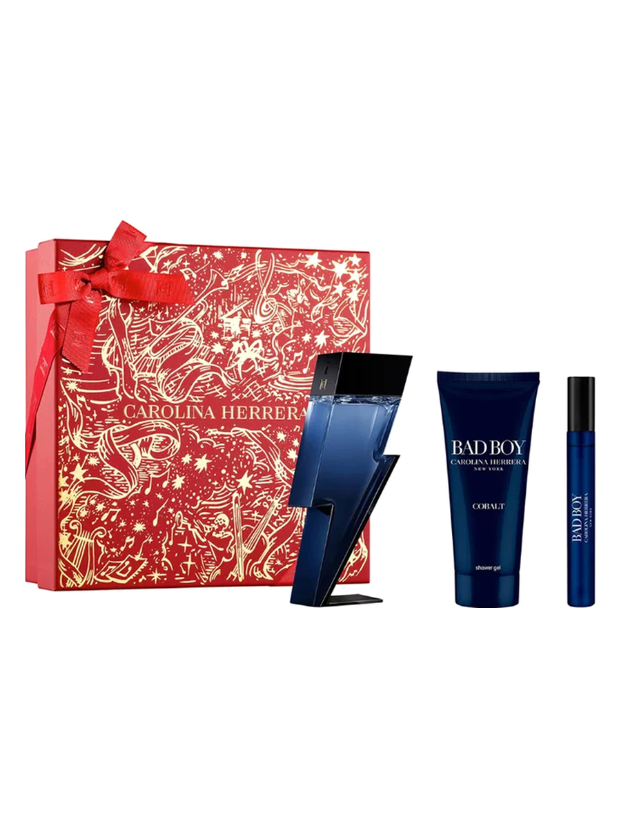 Carolina Herrera Bad Boy Cobalt Eau de Parfum Herren-Geschenkset 100 - 100 ml - CAROLINA HERRERA