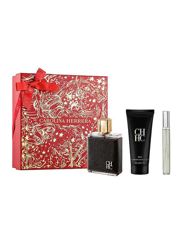 Carolina Herrera Ch Men EdT Herren-Geschenkset 100 ml (3-Teilig)