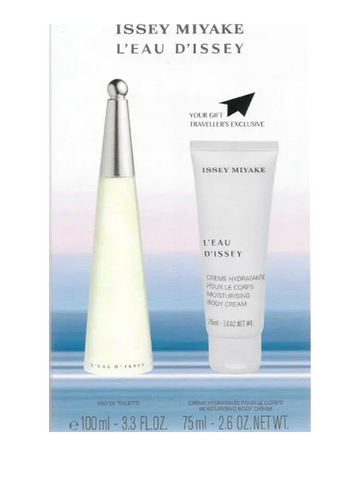 Issey Miyake L'Eau D'Issey EdT Damen-Geschenkset 100 ml (2-Teilig) - ISSEY MIYAKE