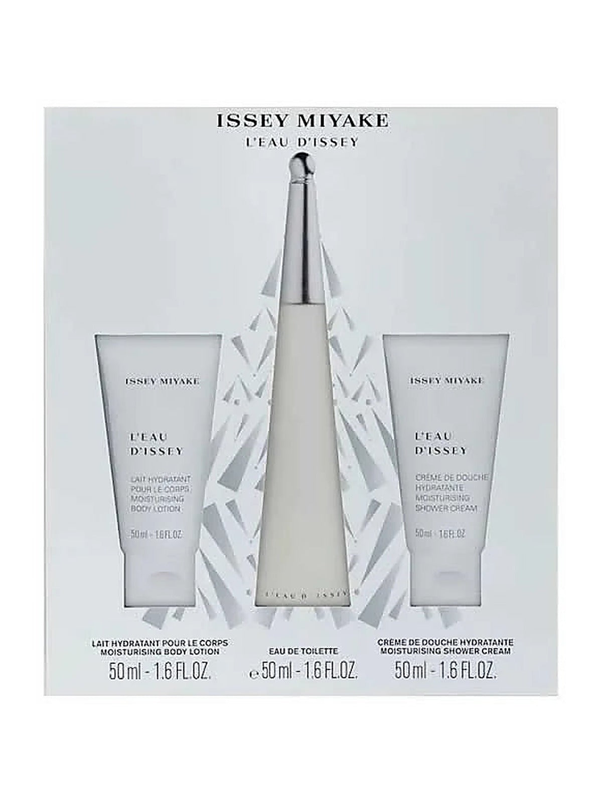 Issey Miyake L'Eau D' EdT Damen-Geschenkset 50 ml (3-Teilig)