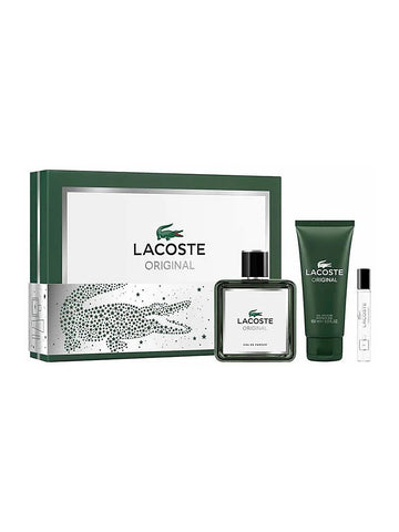 Lacoste Original EdP Herren-Geschenkset 100 ml (3-Teilig)