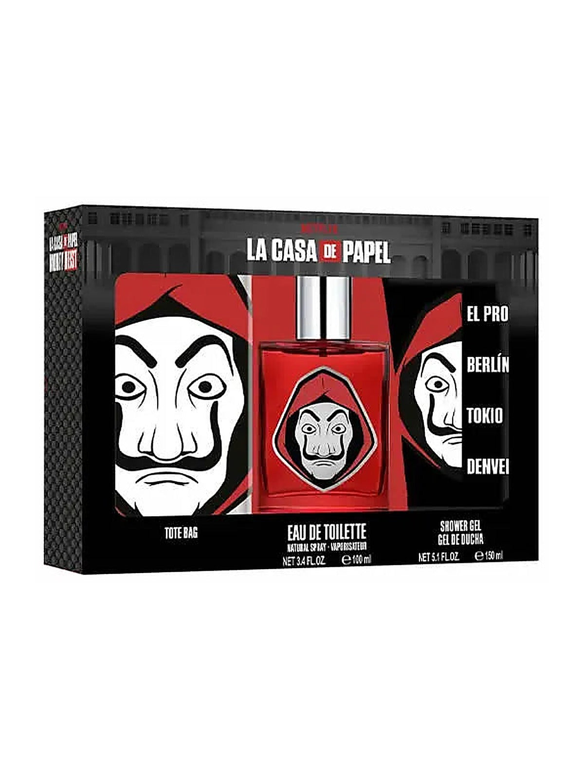 Netflix la Casa de Papel Unisex-Geschenkset 100 ml (3-Teilig)