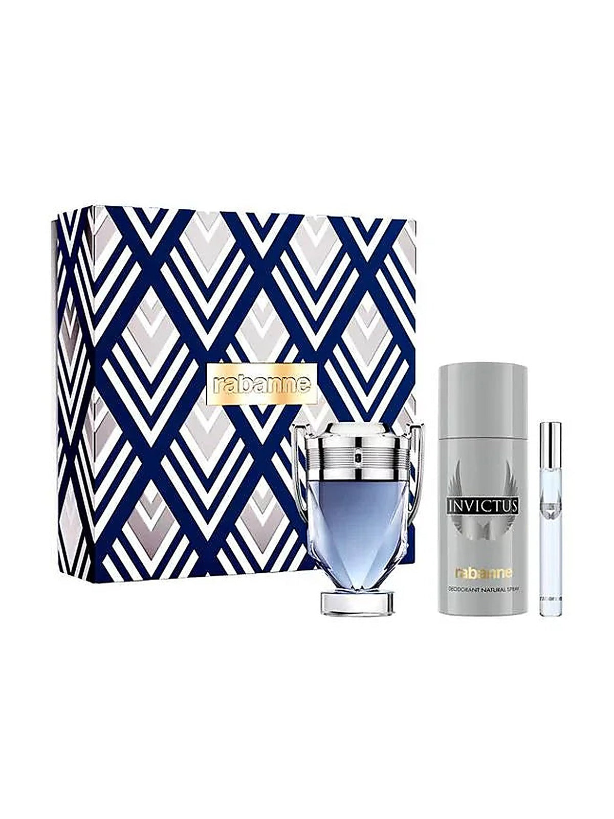 Paco Rabanne Invictus EdT Herren-Geschenkset 100 ml (3-Teilig)