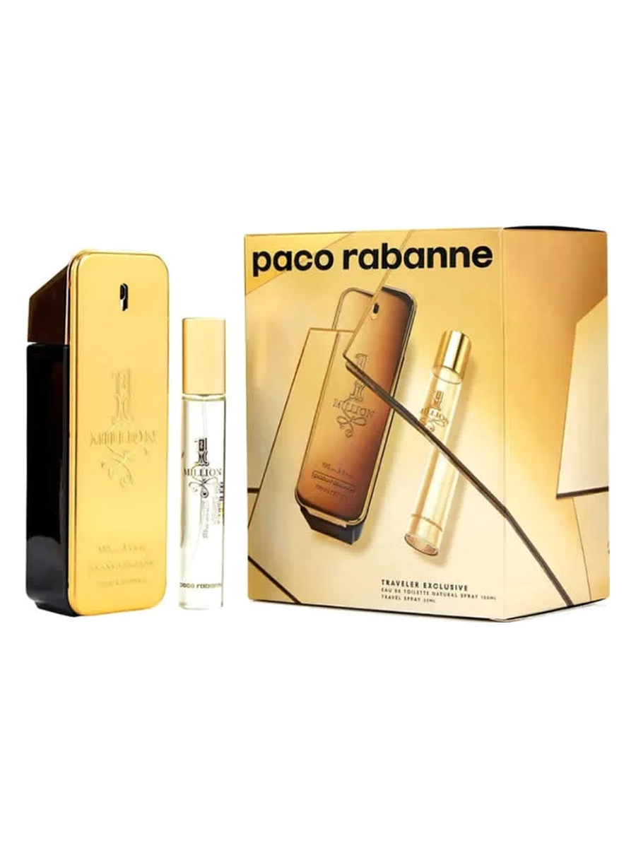 Paco Rabanne One Million Eau de Toilette Herren-Geschenkset 100 ml - 100 Ml(edtspray)+150 Ml(deodorantspray) - PACO RABANNE