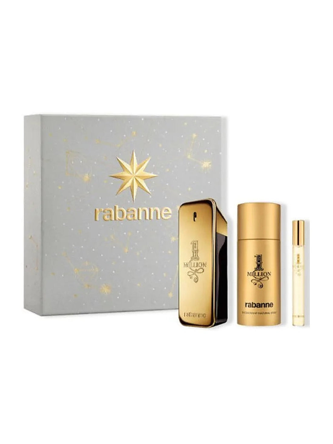 Rabanne 1 Million EdT Damen-Geschenkset 100 ml (3-Teilig)