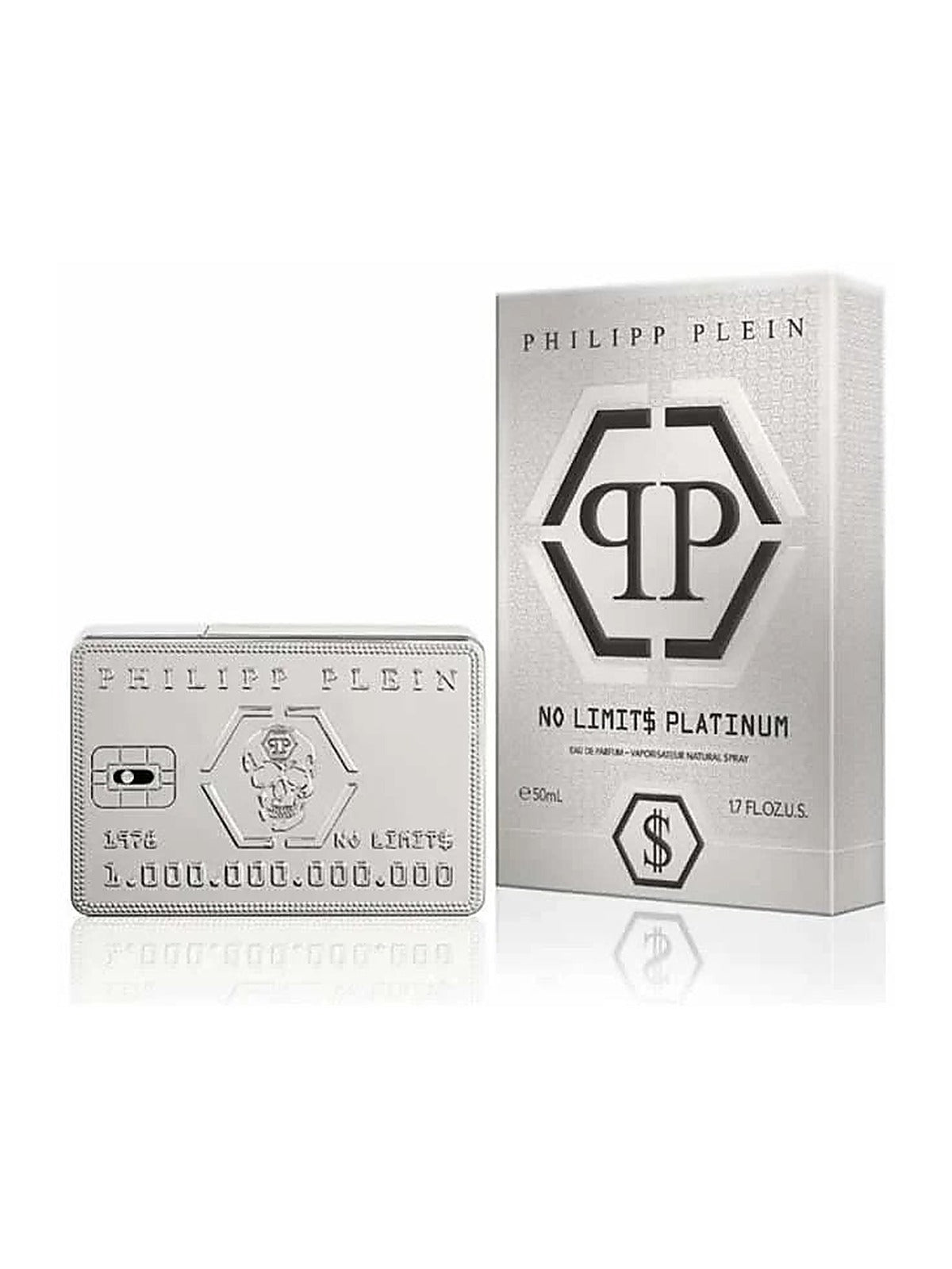Philipp Plein No Limits Platinum Eau de Parfum Herrenparfum 90 ml