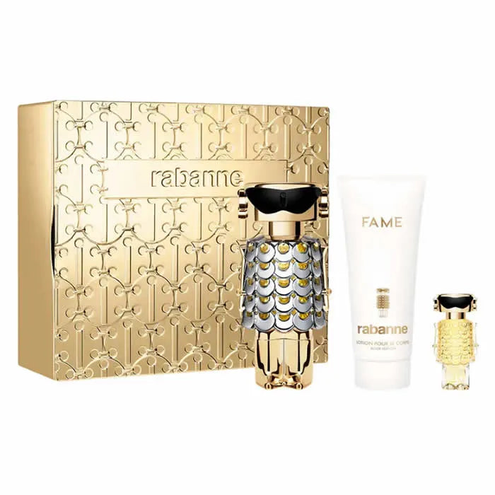Paco Rabanne Fame Eau de Parfum Unisex-Geschenkset 80 ml + 10 ml + 100 ml + Bl + Mini - PACO RABANNE