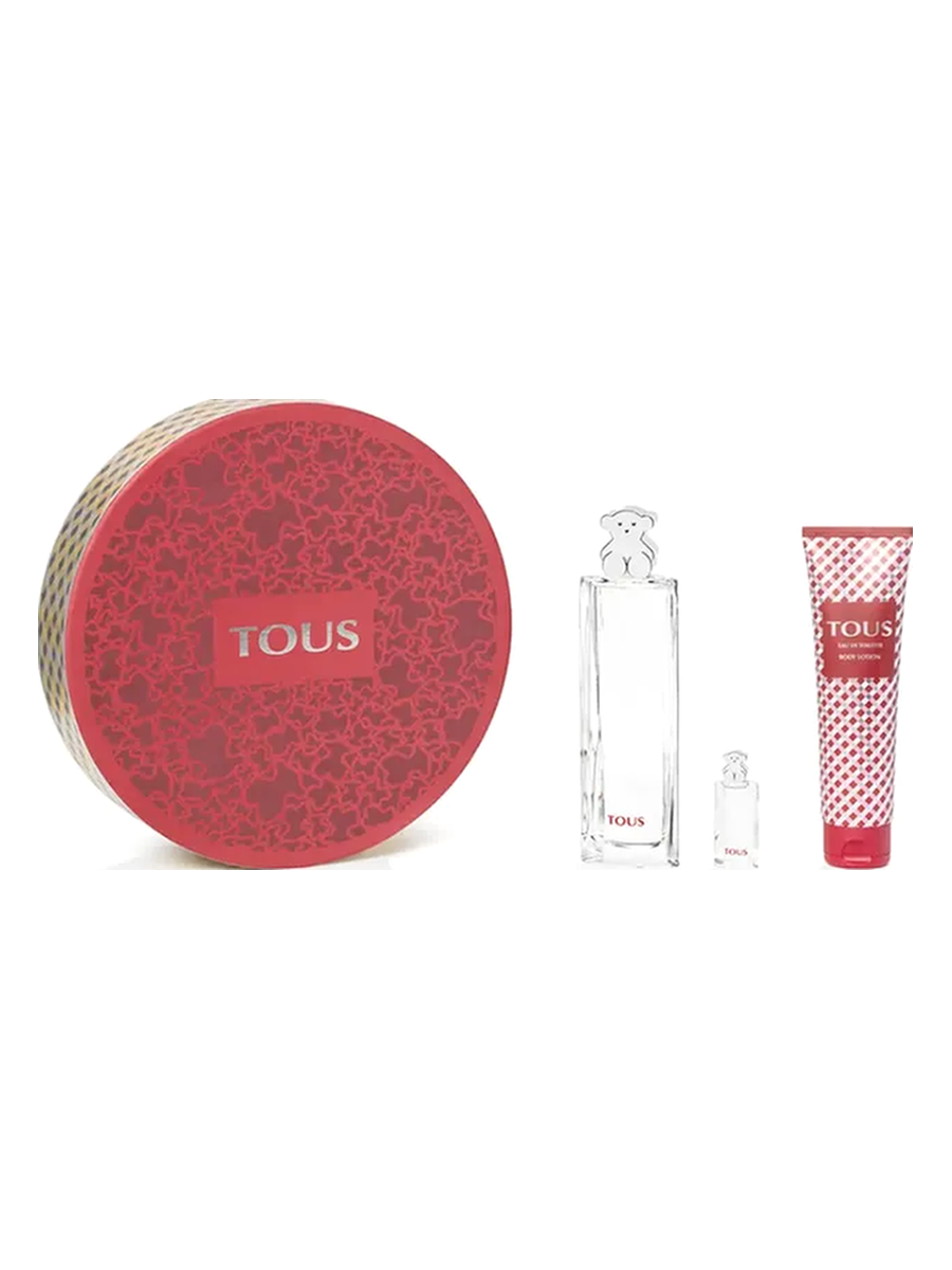 Tous Eau de Toilette Unisex-Geschenkset 244.5 ml (5-Teilig) - 244.5 Ml+4.5 Ml+150 ml - TOUS