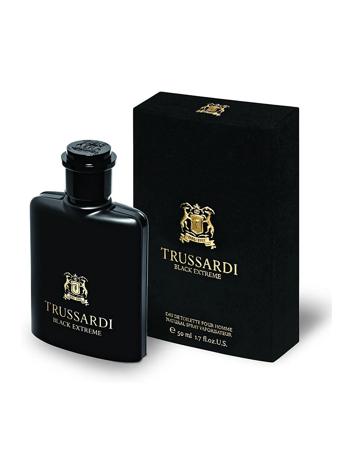 Trussardi Black Extreme Eau de Toilette Herrenparfum 50 ml