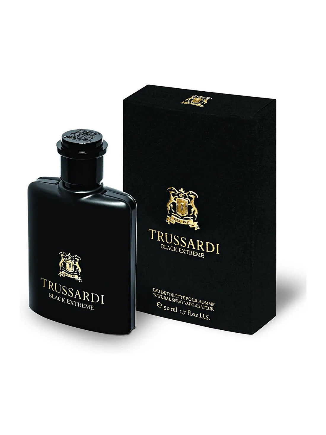 Trussardi Black Extreme Eau de Toilette Herrenparfum 50 ml