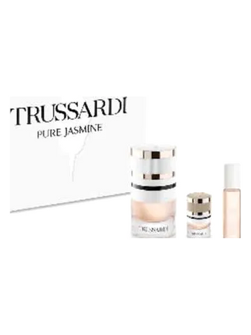 Trussardi Pure Jasmine Eau de Parfum Unisex-Geschenkset 60 ml (5-Teilig) - 60 Ml+10 Ml+7 ml - TRUSSARDI