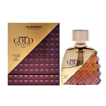 Al Haramain Gold Crystal Oudh Extracto Extrait de Parfum Unisexparfum 100 ml