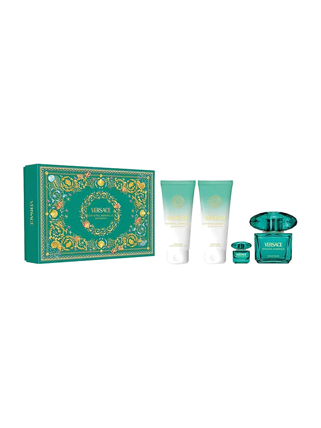 Versace Crystal Emerald EdP Damen-Geschenkset 90 ml (4-Teilig)
