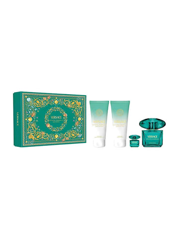 Versace Crystal Emerald EdP Damen-Geschenkset 90 ml (4-Teilig)