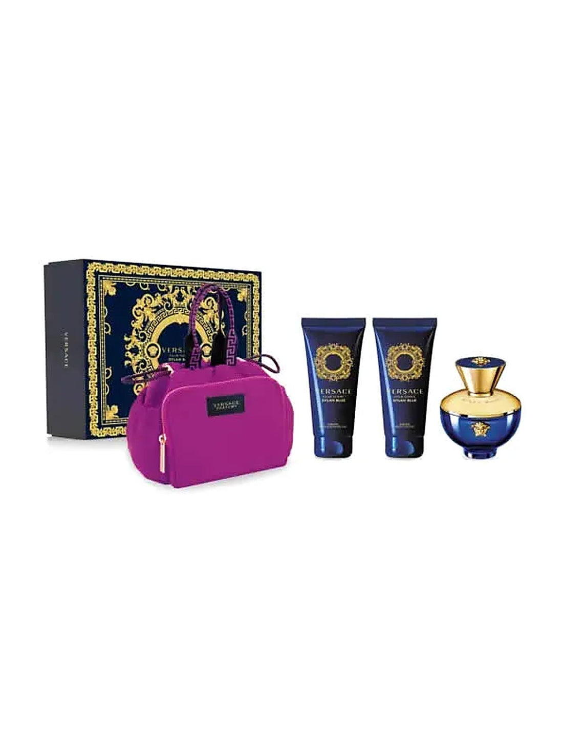Versace Dylan Blue Pour Femme EdP Damen-Geschenkset 100 ml (4-Teilig)