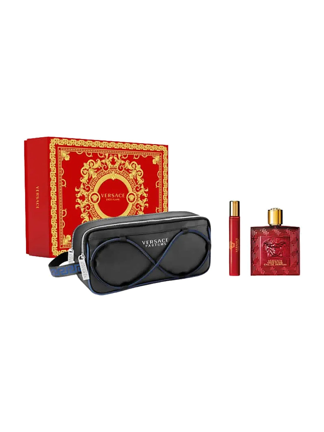 Versace Eros Flame EdP Herren-Geschenkset 100 ml (3-Teilig)