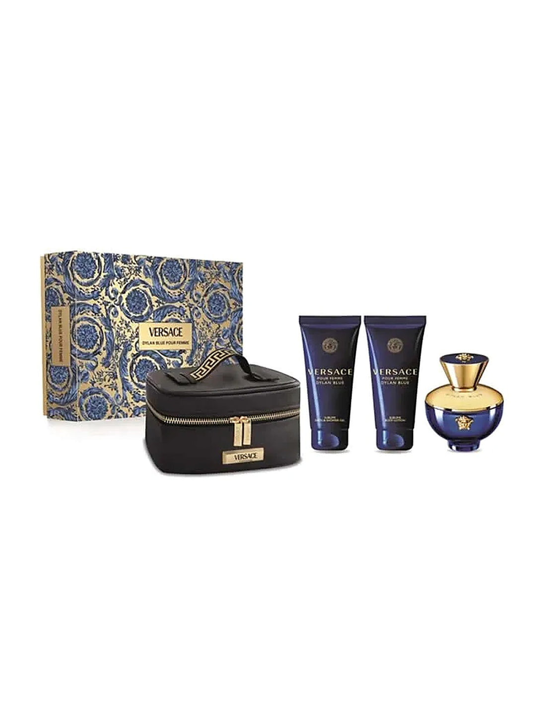 Versace Pour Femme Dylan Blue EdP Damen-Geschenkset 100 ml (3-Teilig)