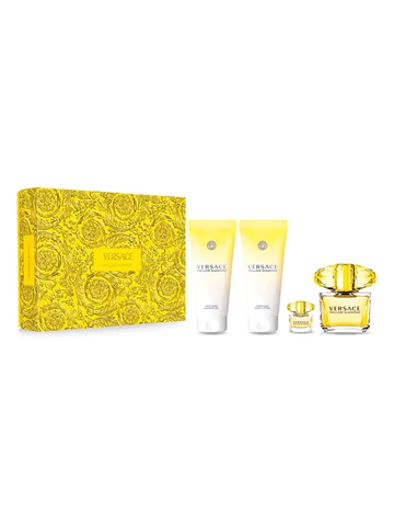 Versace Yellow Diamond EdT Damen-Geschenkset 90 ml (3-Teilig) - VERSACE