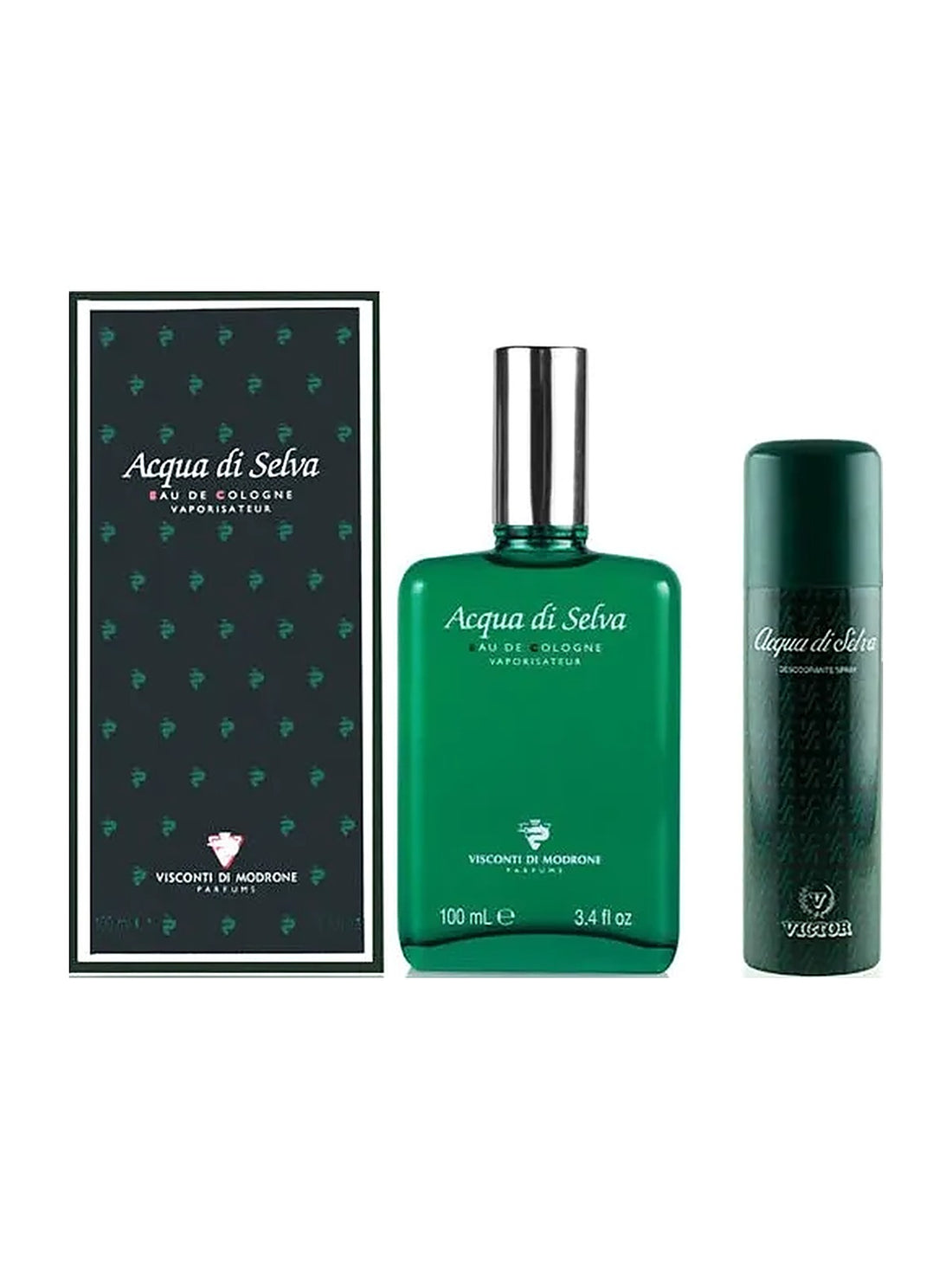 Victor Acqua di Selva EdC Herren-Geschenkset 100 ml (2-Teilig)